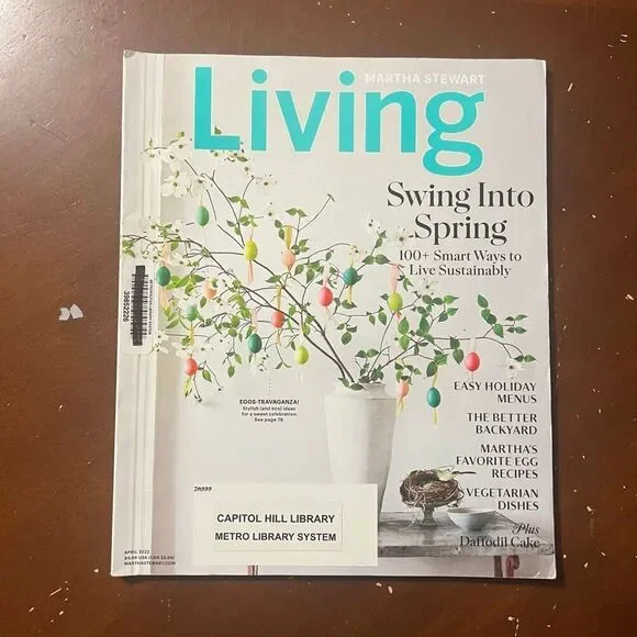 MARTHA STEWART Living Magazine Bundle Lot of 4 Spring Issues 2021 2022 Gardening - Picture 5 of 15